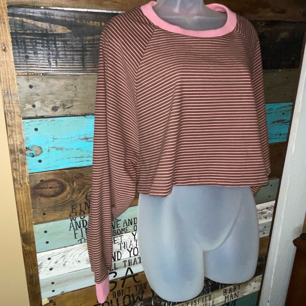 NWT HYFVE Crop Sweater Balloon Sleeve Lg - Picture 11 of 16